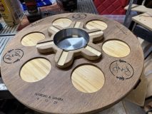 Cocktail table topper