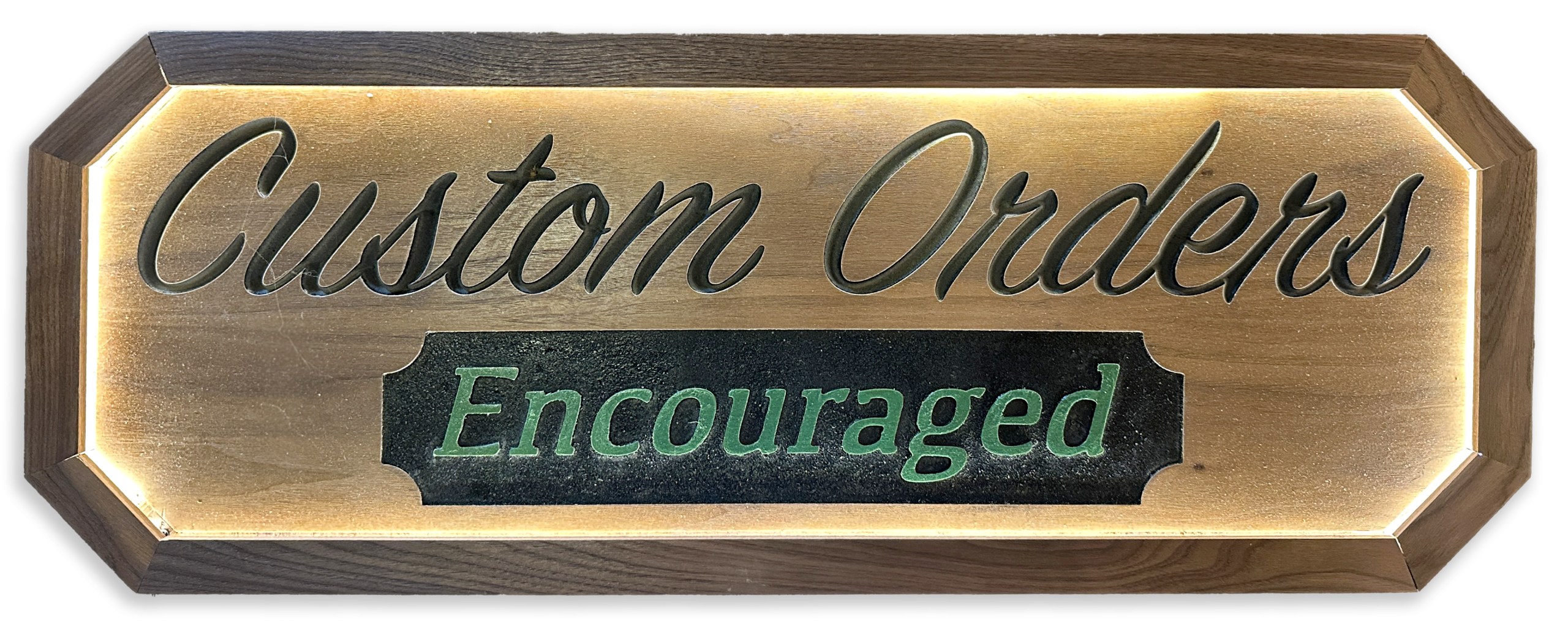 Custom orders encouraged!